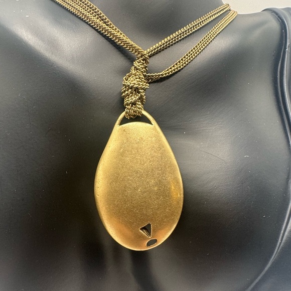 Kenneth Cole Reaction Gold Boho  Pendant Necklace - Picture 4 of 5
